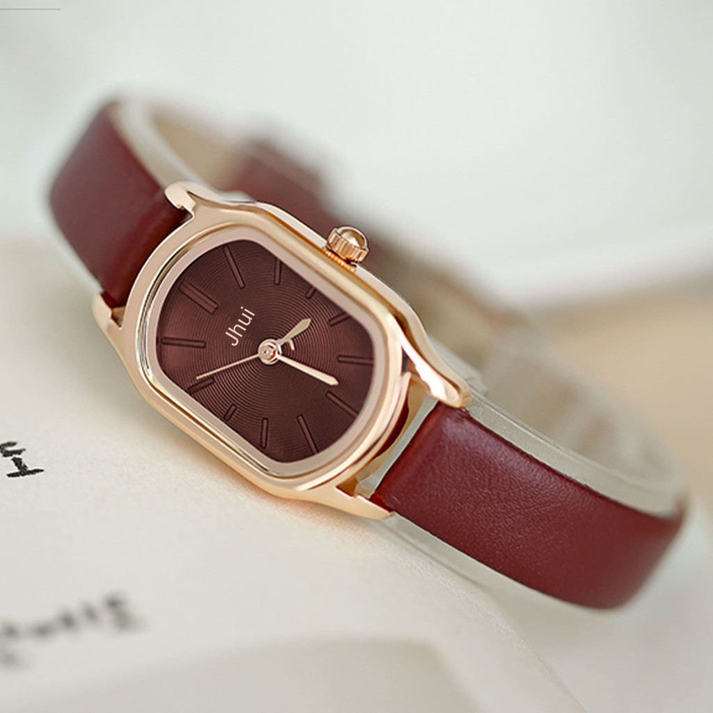 Fashion Jam Tangan Wanita Elegant Kulit VERLYN Import