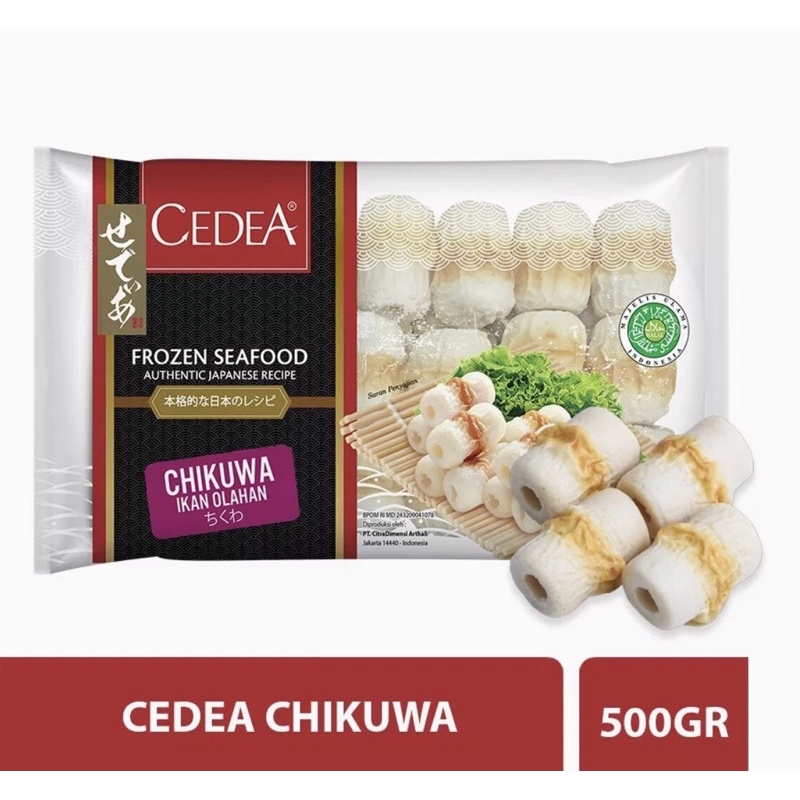 

CEDEA CHIKUWA 500GR / Ikan Olahan Cedea Chikuwa