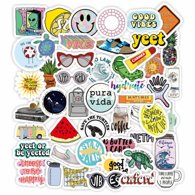 

Stiker Aesthetic Pack Style 260314- Stiker Aesthetic Keren Imut Laptop, Aksesoris Hp, Anti Air, Motif, Helm, Tumbler, Koper, Kulkas