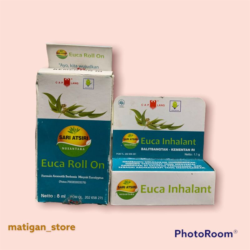 Euca -roll on &amp; euca inhalant 8 ml