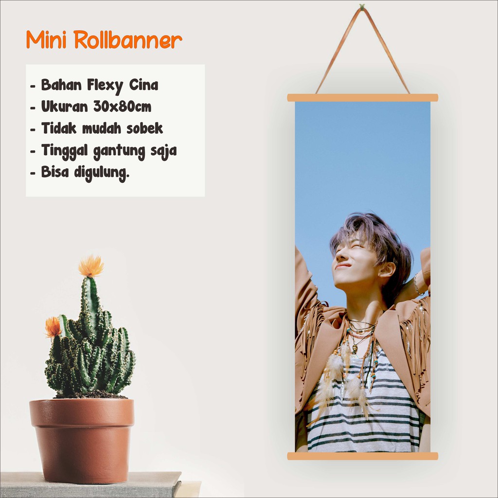 MINI ROLL BANNER JISUNG NCT DREAM HOT SAUCE JALAPENO