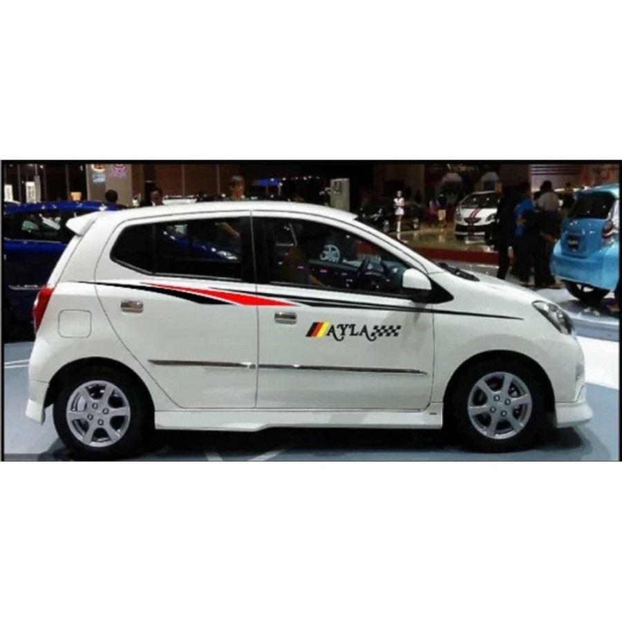 promo stiker mobil ayla cutting stiker ayla stiker brio stiker avanza