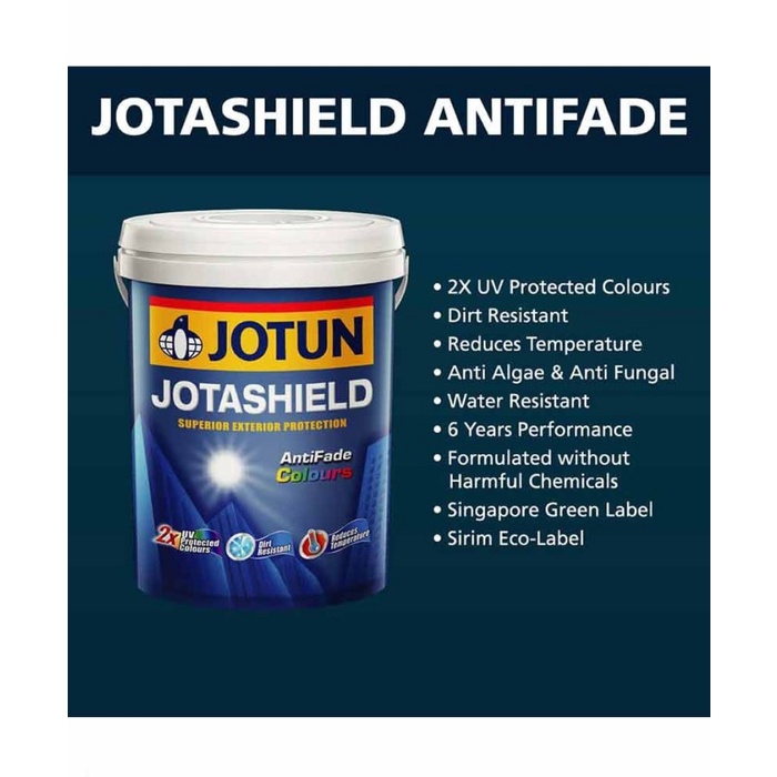 Jotashield AntiFade Colors by Jotun 2.5liter (Mixing)