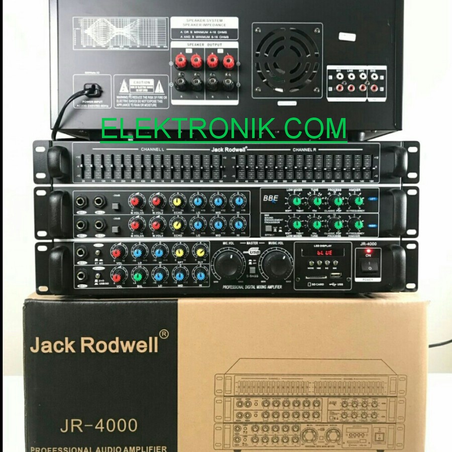 A AMPLIFIER JACK RODWELL JR 4000 AMPLI KARAOKE A4000