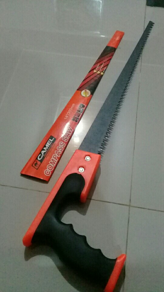 Gergaji Kayu Tangan Kompas Camel 14” | 350 Mm