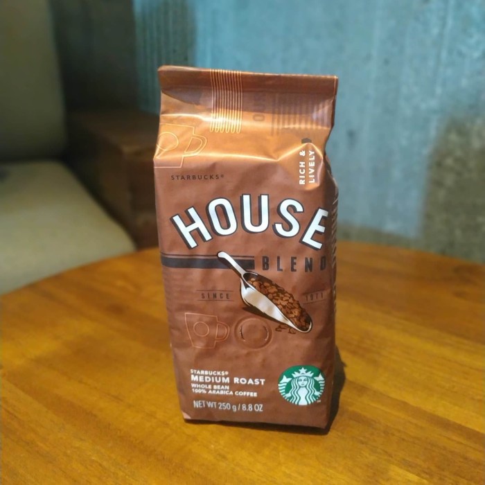 

Ds0Ds1D Kopi Starbucks House Blend Coffee Whole Bean - Coarse Ds20X11