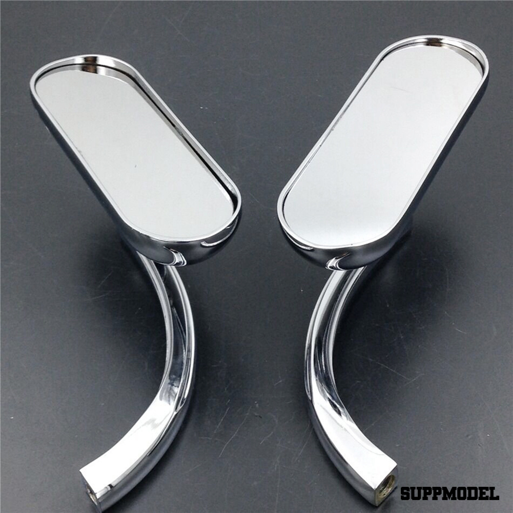 Spm Kaca Spion Samping Kiri Kanan Bentuk Oval Mini Universal Untuk Motor
