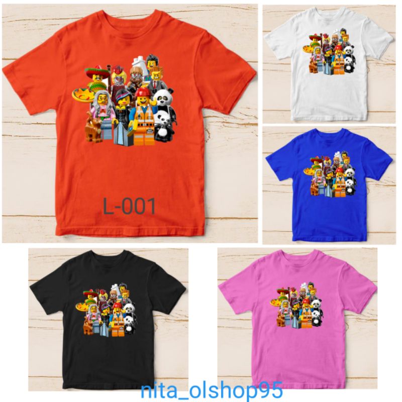 baju anak lego the movie kaos anak lego Batman Superman superhero