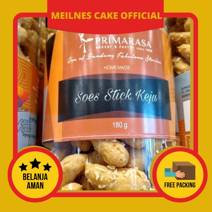 

Meilnes - Prima Rasa - Soes Stick Keju - Oleh Oleh Kue Bandung