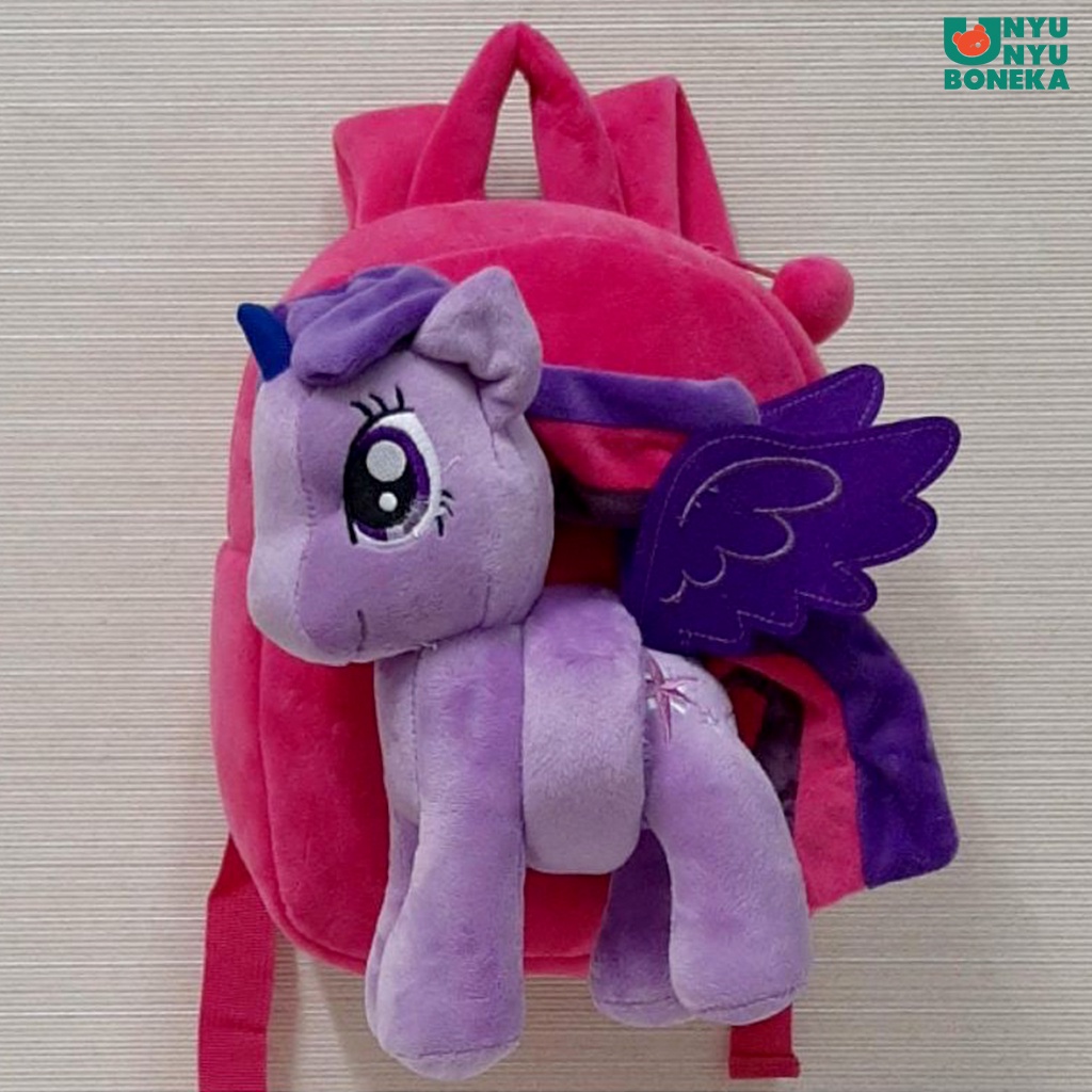 tas ransel + boneka kuda pony my ransel Anak sekolah paud kado uitah baby