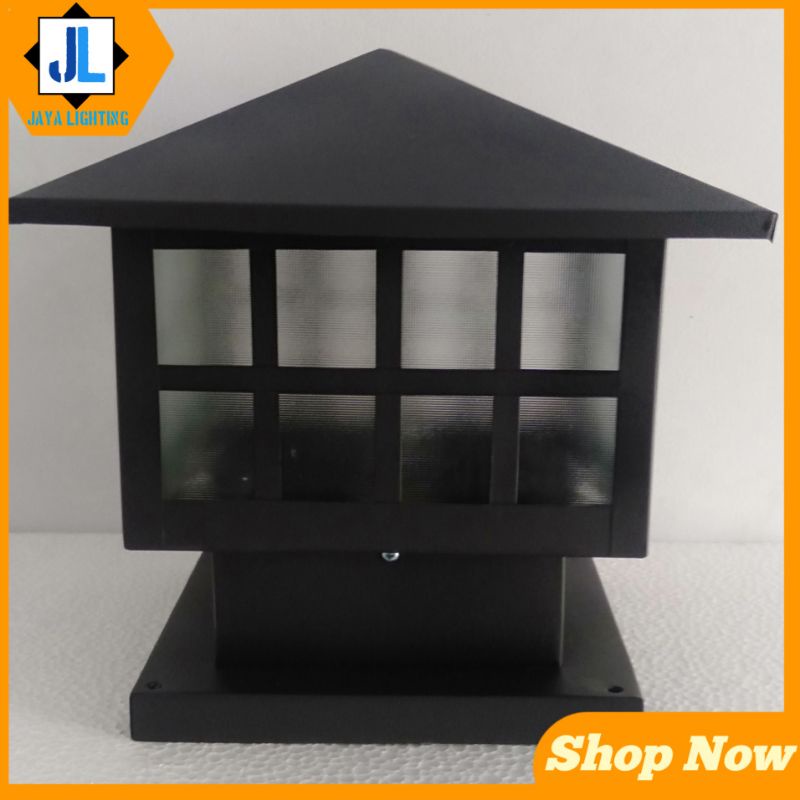 Kap lampu hias pilar/lampu pagar jumbo termurah