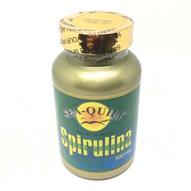 SEA QUILL SPIRULINA (30 TABS) BOTOL