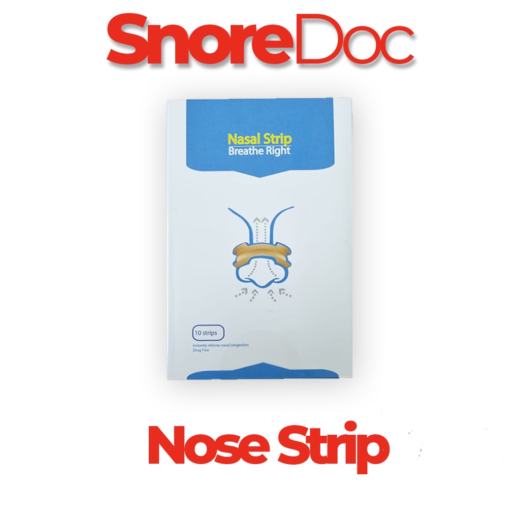Snoredoc Nose Strip Plester Hidung Nasal Strip Anti Ngorok 10 Pieces