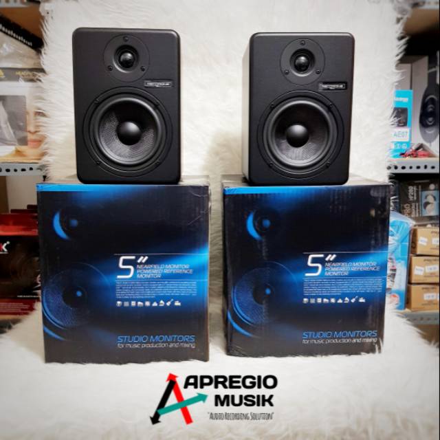 Speaker Flat Monitoring Recording Tech RT 5 RT5 sepasang Shopee Indonesia