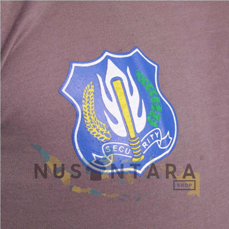 Kaos Satpam Kaos Security Kerah Standard Gada Pratama Satpam Sekuriti Borgol Terbaru