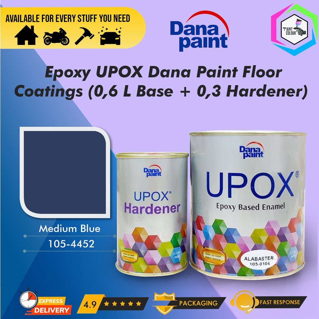 Cat Lantai Epoxy UPOX Dana Paint Floor Coatings - 4452 Medium Blue