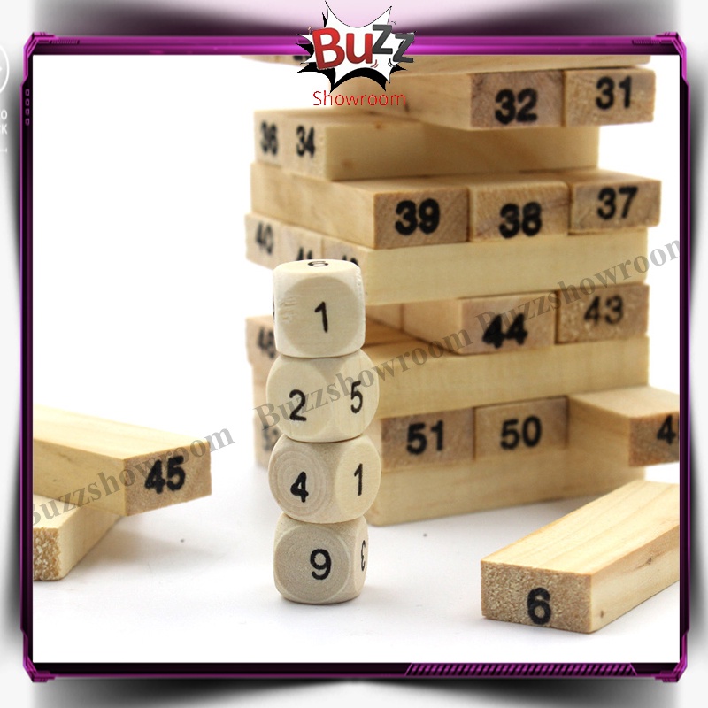 Wooden Stacko Angka Mainan Anak Wiss Toys Mini