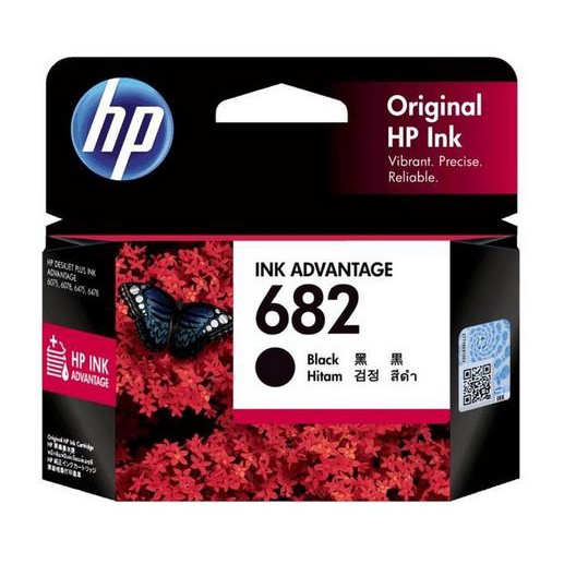 Catridge Hp / Tinta Hp 682 / Cartridge Hp 682 BLACK / HITAM TERUJI Kode 425