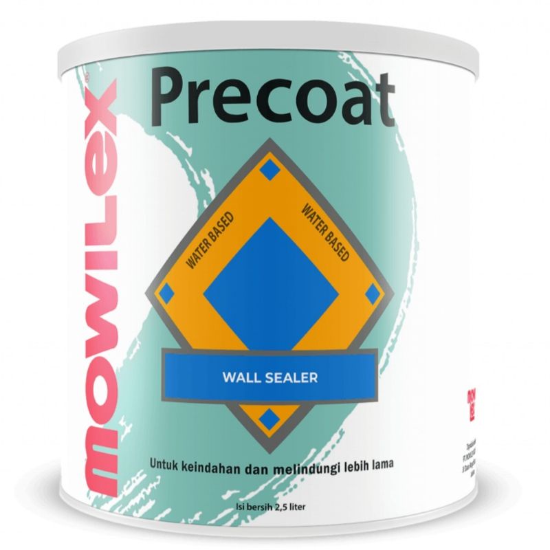 MOWILEX Precoat Alkali Sealer Wall Sealer WSWB 2,5L Cat Tembok Dinding Dasar 2,5 Liter