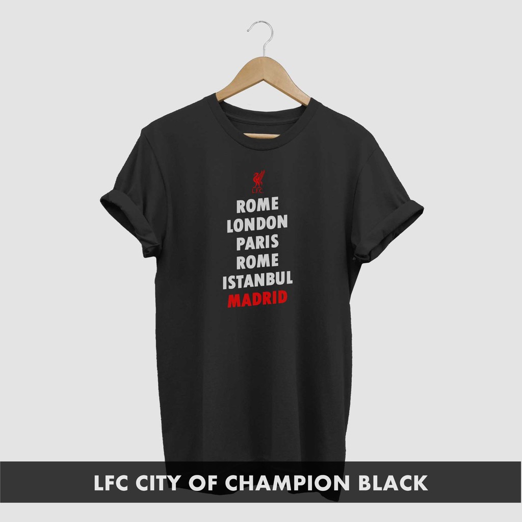 KAOS COWO JUMBO 2XL 3XL 4XL 5XL LIVERPOOL FC CITY OF CHAMPION JUMBO