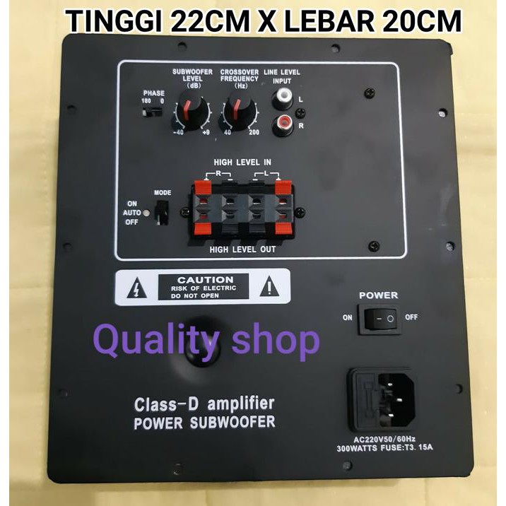 POWER KIT SUBWOOFER CLASS D