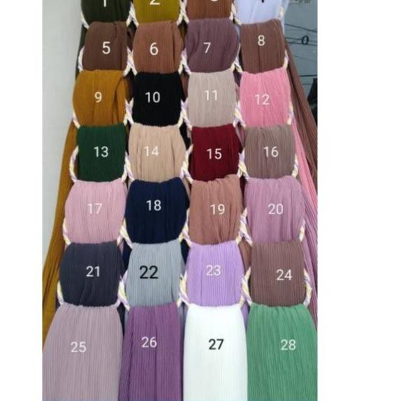 ❋ Pashmina Plisket Lidi Premium By Ziad Kerudung ℗