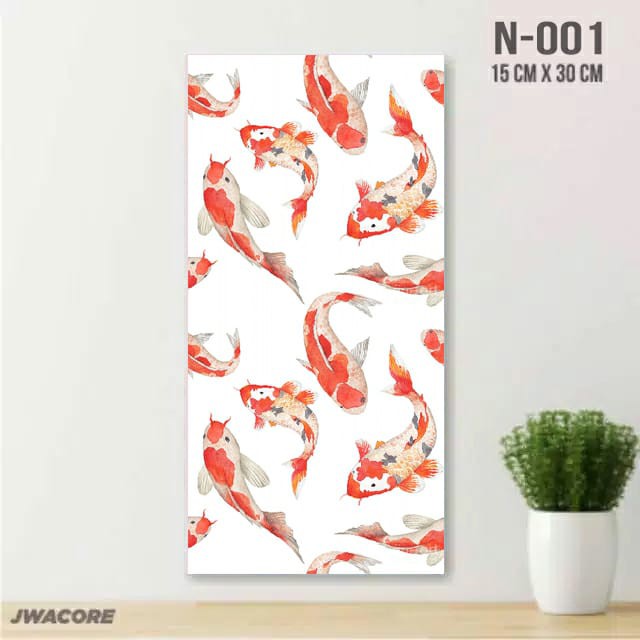 WALL DECOR HIASAN DINDING MOTIF IKAN