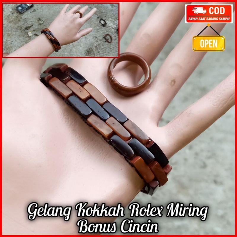 GELANG KOKKA ARLOJI FREE CINCIN GELANG TERAPI GELANG KOKAH KAOKAH KAUKAH