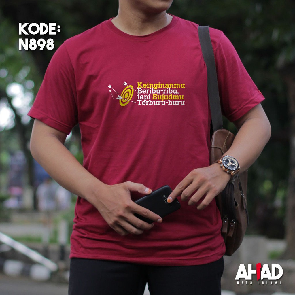 Kaos Islami Ahad-Keinginanmu beribu-ribu N899