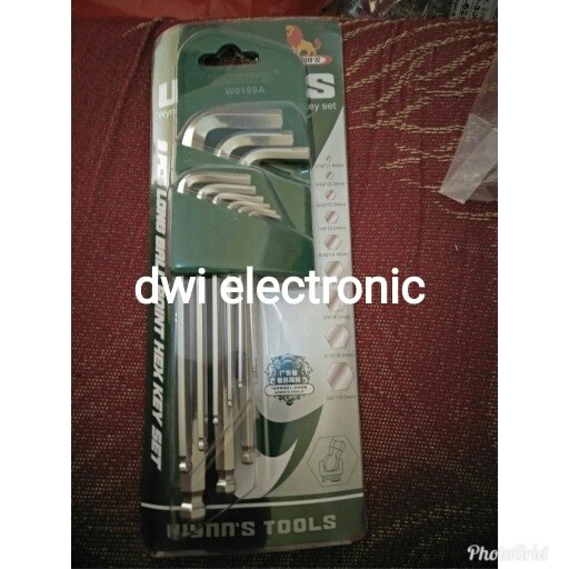 Promo Kunci L Merk WYNN'S Tools W0198A (bahan berkualitas)