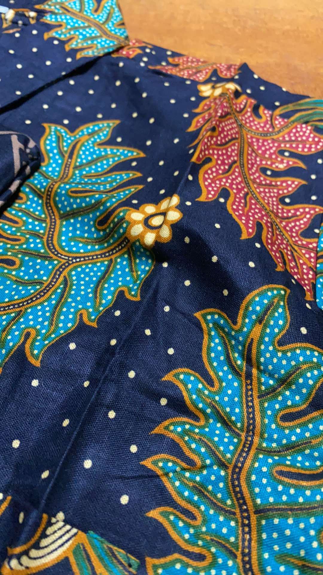 Bswart Batik Hrb026 Kenongo Hem Batik Mataram Ht Kemeja Batik Pria