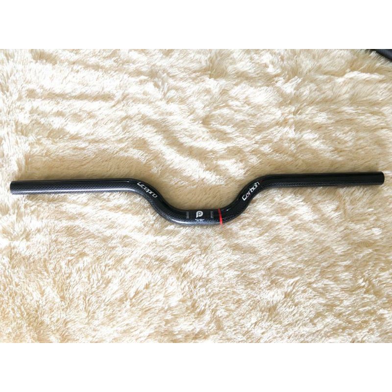 Handlebar Litepro Carbon Mid Rise 25.4x580mm setang stang sepeda lipat seli fnhon