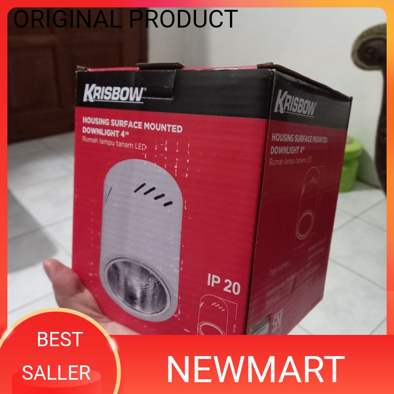 Housing Lampu Kanopi Downlight Gantung Krisbow Original Ace Hardware