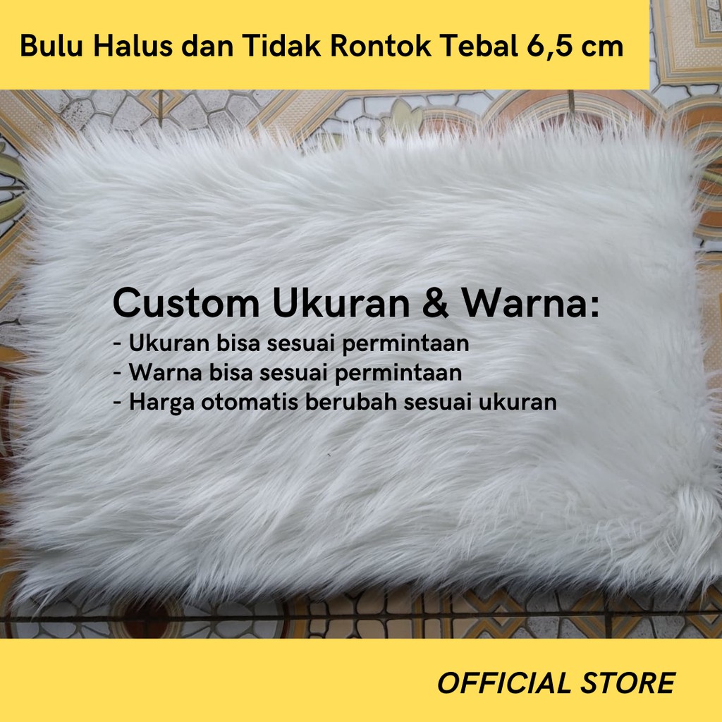 Karpet Bulu Korea Dekorasi 100x150 cm