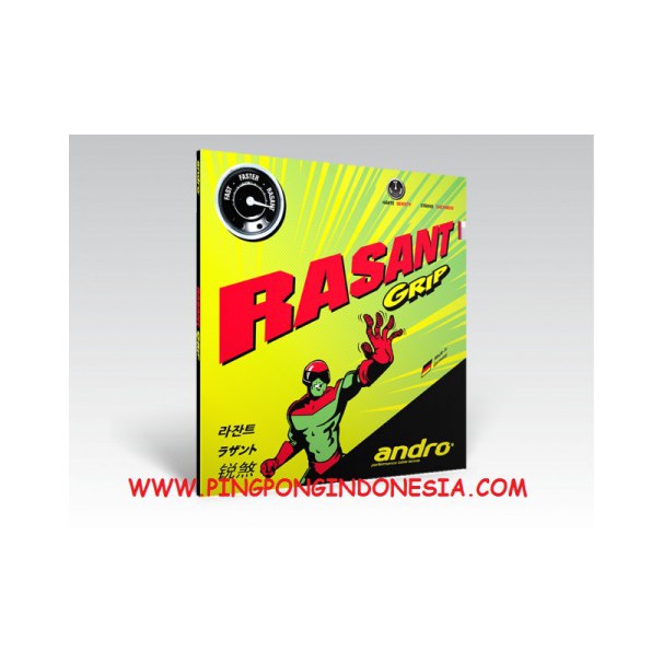 Andro Rasant Grip - Rubber/Karet Pingpong Tenis Meja Bat Bet