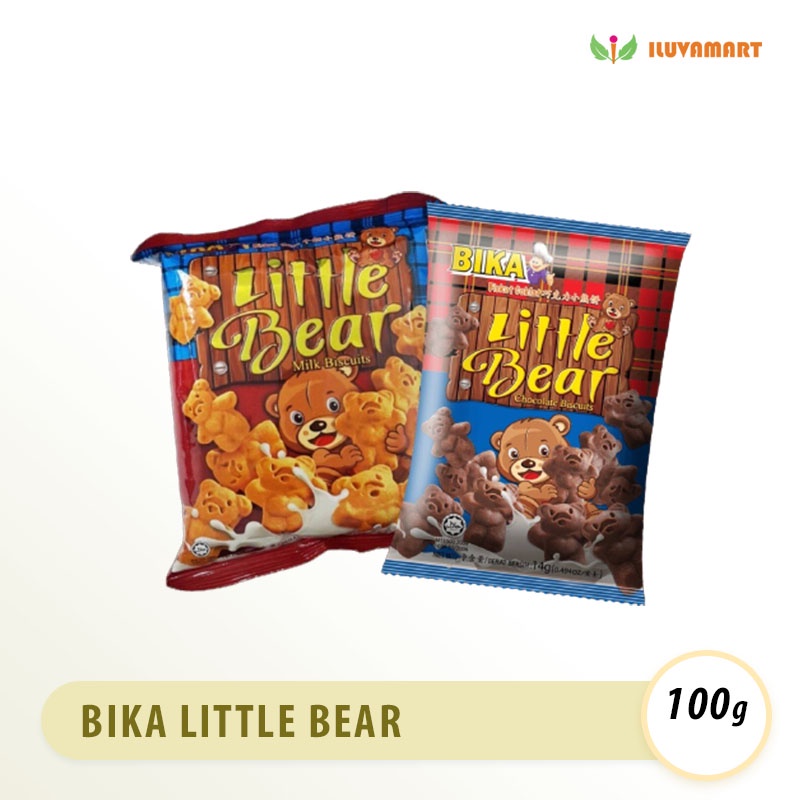 

Bika Biskuit Coklat Little Bear Chocolate Biscuits 100gr Biskuit Coklat Bentuk Beruang