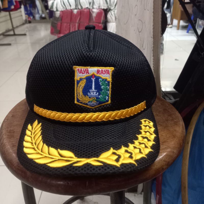 TOPI JARING logo dki jakarta