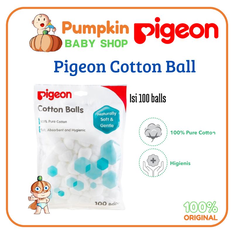 PIGEON Cotton Ball / Kapas Bayi