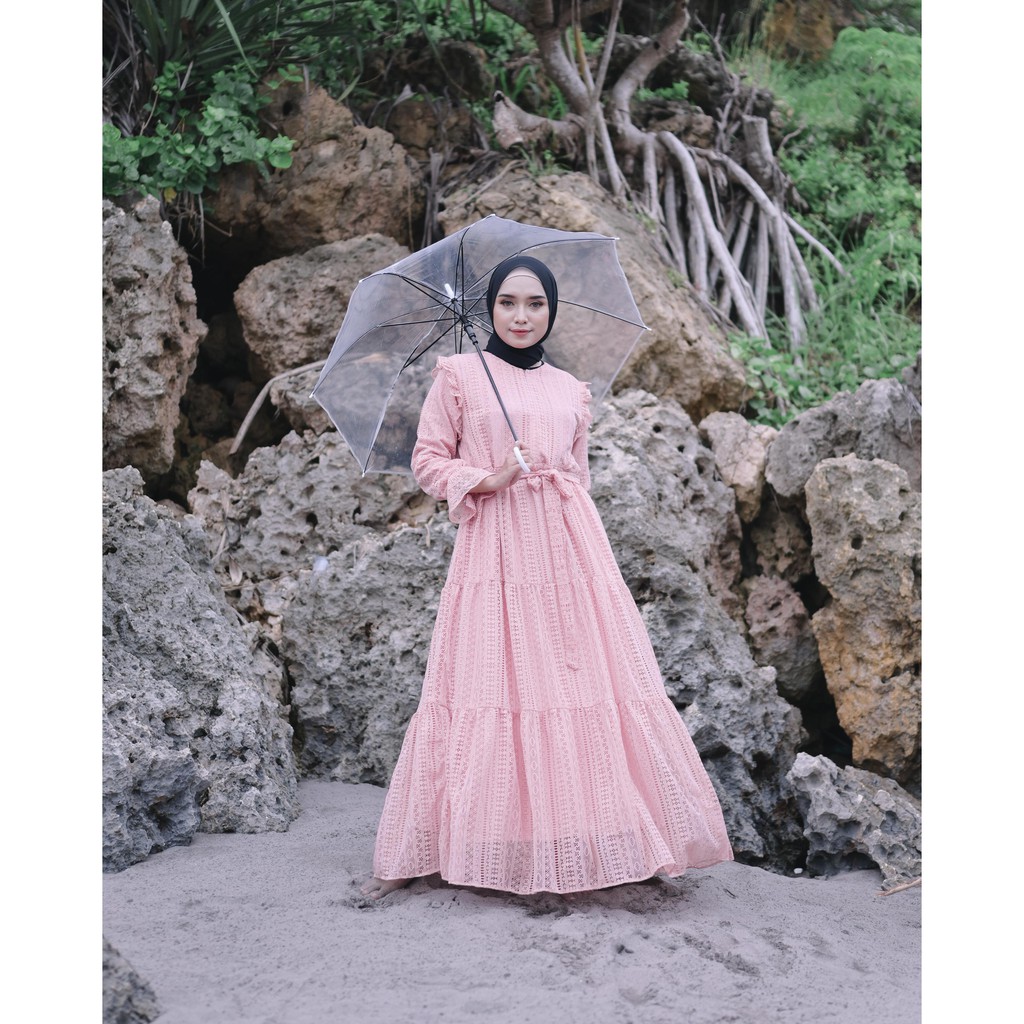 AISYAH BRUKAT DRESS / GAMIS BROKAT / GAMIS PREMIUM / DRESS KONDANGAN / GAMIS KONDANGAN / BAJU KONDAN