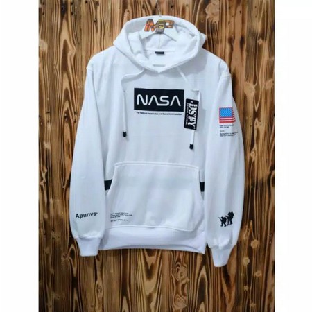 Sweater NASA Ape Hoodie Outerwear Nasa Pria [COD]