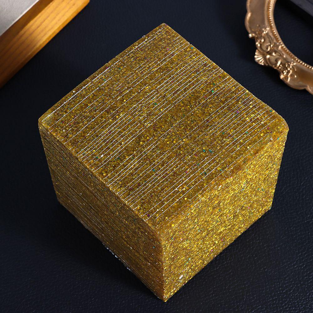 Patung Patung Magik Chroma Cube Hot Yellow Magical Cube Populer