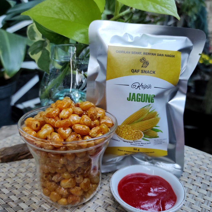 

[Qaf Snack] Kripik Jagung / Kripik Sayur Isi 50 Gram