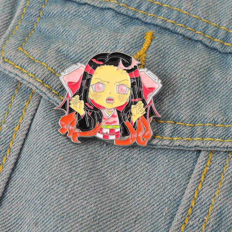 Bros Pin Enamel Desain Kartun Anime Peripheral 50 Gaya Untuk Hadiah