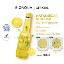 [BPOM] BIOAQUA Mouthwash 330ml Obat Kumur Probiotic Fragrant Refreshing Nafas Segar Pemutih Gigi Obat Kumur Karang Gigi