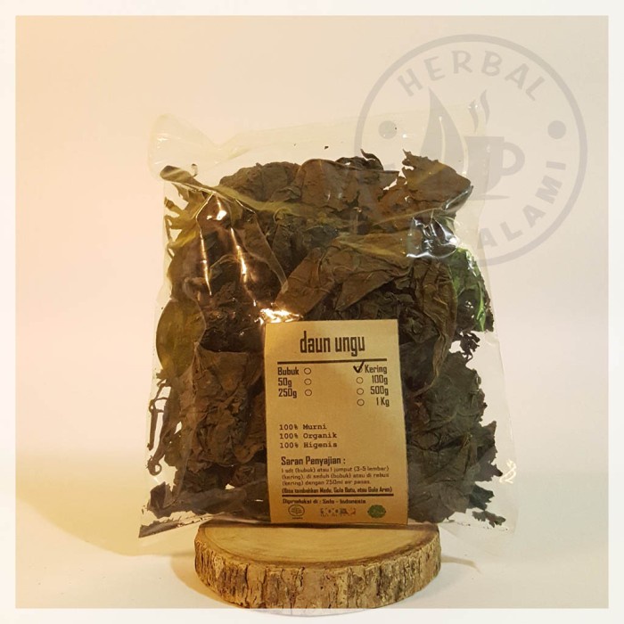 

DAUN UNGU KERING | PREMIUM | Graptophyllum Pictum 100g