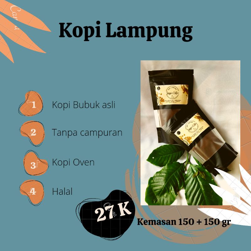 

Kopi hitam asli Lampung - Lingga's Coffee - Kopi Lampung - Oleh-oleh Lampung