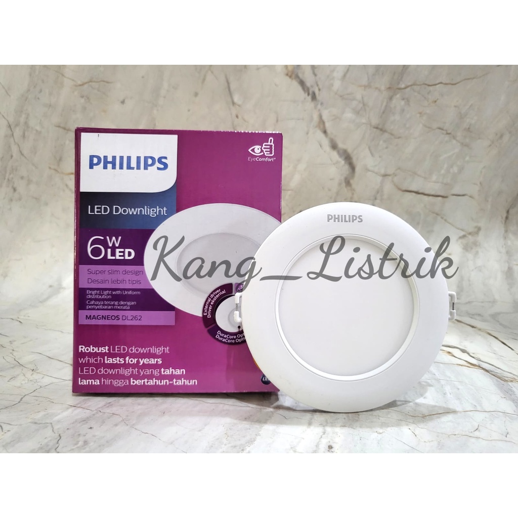 Lampu Downlight LED Philips Magneos DL262 6 Watt / Philips Magneos 6Watt