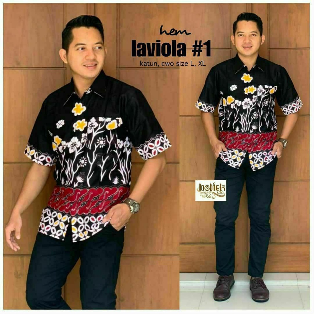 PROMO KEMEJA BATIK PRIA SONGKET SERAGAM KERJA KEMEJA PRIA M L XL XXL JUMBO TERBARU BAJU BATIK PRIA Hem batik lengan pendek murah SIZE M L XL XXL BSWART Batik HRB026 Kenongo Hem Pendek Padi Pekalongan M L XL Batik Pria MURAHL