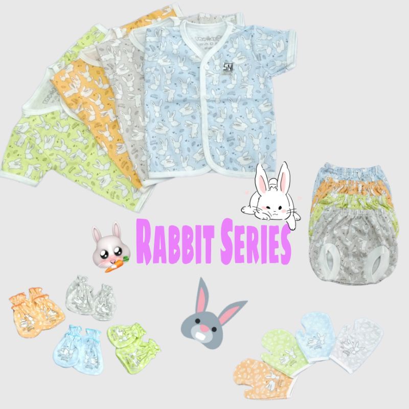 3Pcs baju bayi 0-3m NASUKA katun halus SNI Baju bayi Newborn Premium Pakaian Bayi Baru Lahir