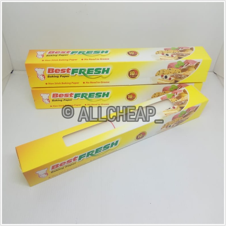 BEST FRESH BAKING PAPER BESTFRESH KERTAS BAKING ROTI 30cm X 10m